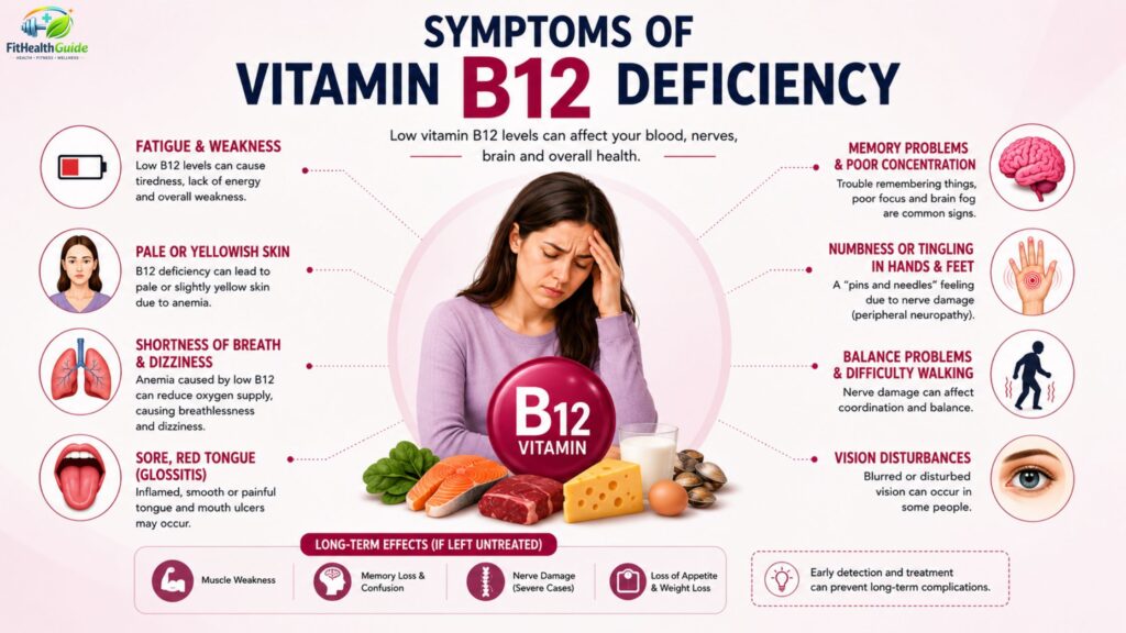 vitamin b12 deficiency symptoms