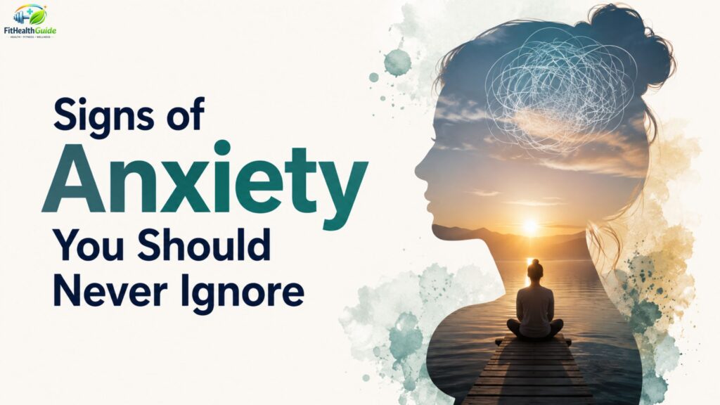 signs of anxiety you should never ignore | fit health guide